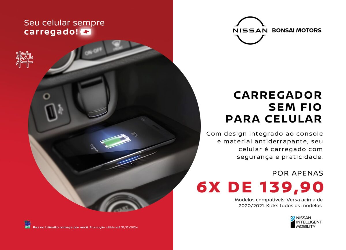 Carregador sem fio para celular