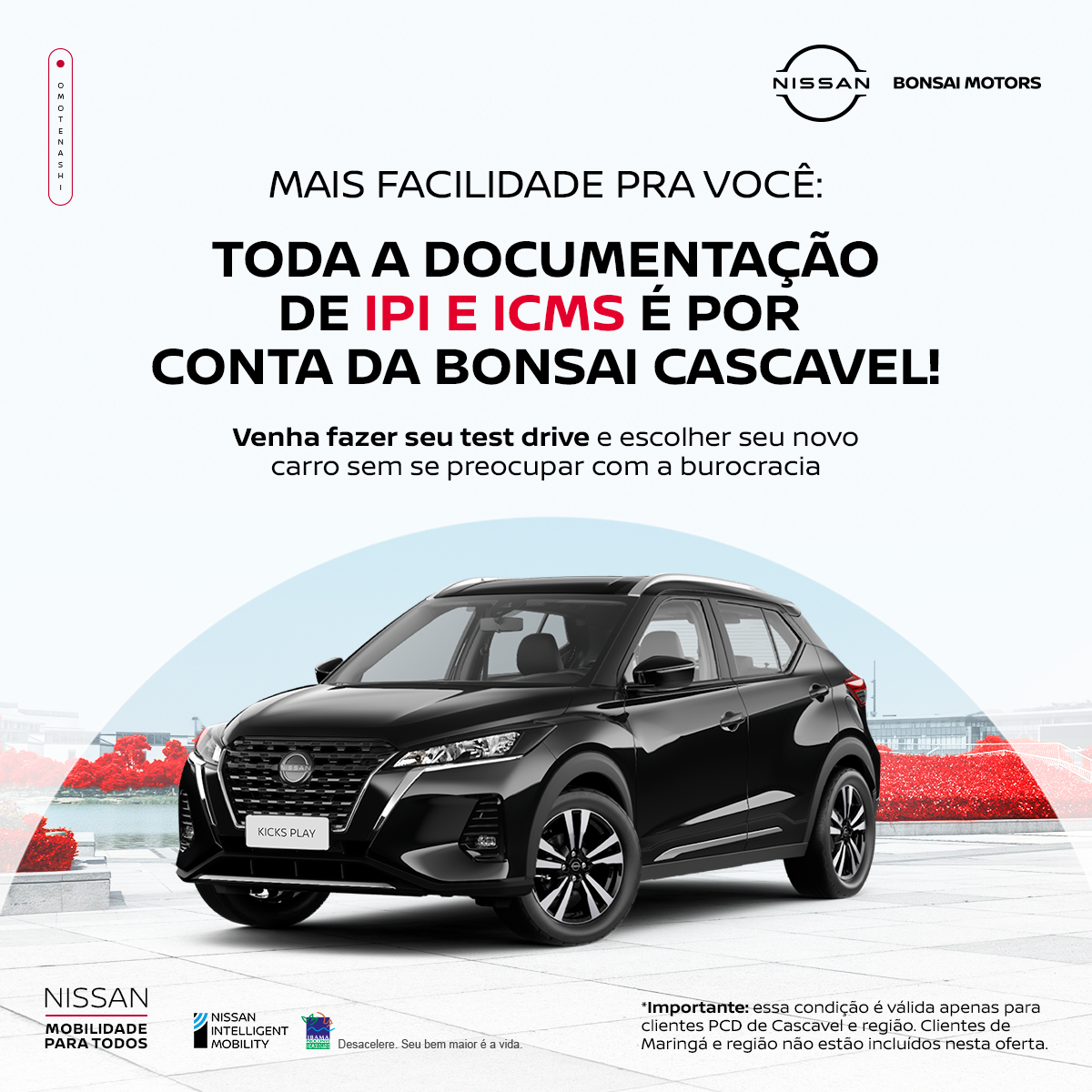 Toda a documentação de IPI e ICMS por conta da Bonsai Cascavel